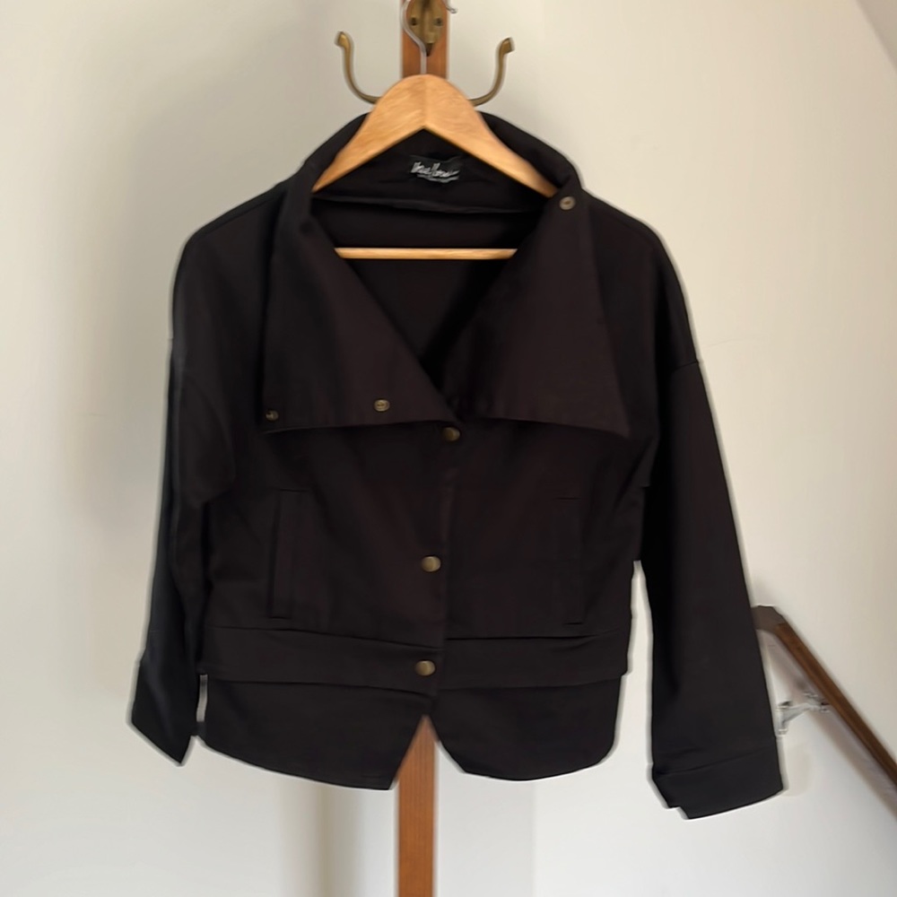 Melow - black moto style jacket